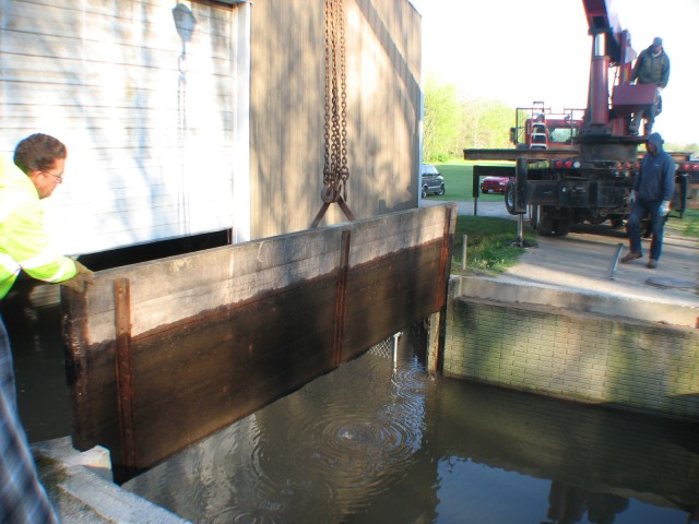 Lifting the Gates to the Dry Dock